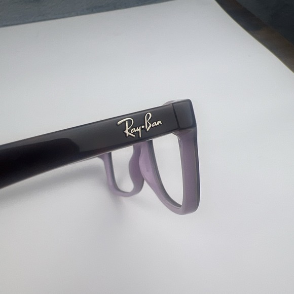 Ray-Ban Kids Eyeglasses Frames RB1531 3700 Brown Tortoise Purple 48-16-130 - Picture 8 of 15